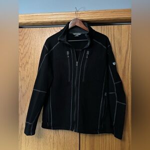 Kuhl Men's Black Zip-Up Sweater Interceptr